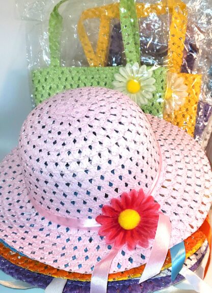 Image of package of girls multi pack of hats and purses.